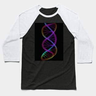 Neon DNA Design Baseball T-Shirt